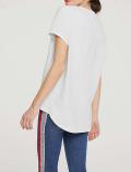 Designer-Druckshirt offwhite-bunt