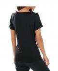 Designer-Druckshirt schwarz-bunt