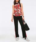 Designer-Drucktop rot-bunt