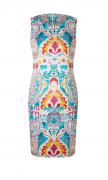 Designer-Etui-Druckkleid bunt