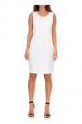Designer-Etuikleid offwhite