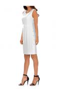 Designer-Etuikleid offwhite