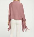 Designer-Feinstrickjacke rosenholz