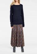 Designer-Feinstrickpullover marine