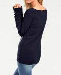 Designer-Feinstrickpullover marine
