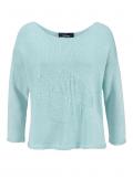 Designer-Feinstrickpullover mint