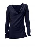 Designer-Feinstrickpullover nachtblau