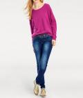 Designer-Feinstrickpullover pink