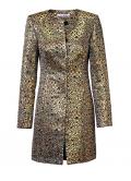 Designer-Gehrock schwarz-goldfarben