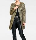Designer-Gehrock schwarz-goldfarben