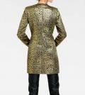 Designer-Gehrock schwarz-goldfarben
