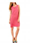Designer-Georgettekleid himbeere