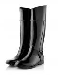 Designer-Gummistiefel schwarz