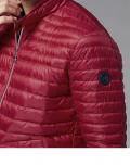 Designer-Herren-Daunen-Steppjacke rot