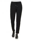 Designer-Hose in Schlupfform schwarz