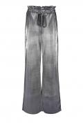 Designer-Hose silberfarben-metallic