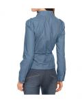 Designer-Jacke rauchblau