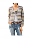 Designer-Jacquardblazer bunt