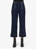 Designer-Jeans-Culotte dark blue