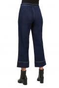 Designer-Jeans-Culotte dark blue