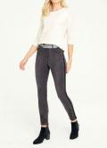 Designer-Jeans-Leggings grau-used