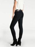 Designer-Jeans mit Strass schwarz