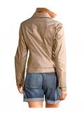 Designer-Jeansjacke metallic