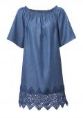 Designer-Jeanskleid blau