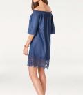 Designer-Jeanskleid blau