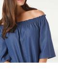 Designer-Jeanskleid blau