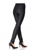 Designer-Jeansleggings schwarz