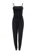 Designer-Jersey-Overall schwarz