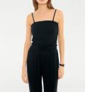 Designer-Jersey-Overall schwarz