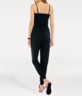 Designer-Jersey-Overall schwarz