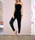 Designer-Jersey-Overall schwarz