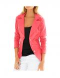 Designer-Jerseyblazer koralle