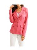 Designer-Jerseyblazer koralle