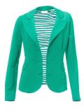 Designer-Jerseyblazer smaragd