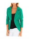 Designer-Jerseyblazer smaragd