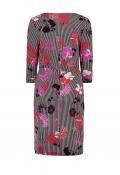 Designer-Jerseykleid bunt