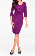 Designer-Jerseykleid dunkelpink