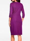 Designer-Jerseykleid dunkelpink