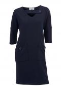 Designer-Jerseykleid nachtblau