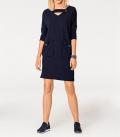 Designer-Jerseykleid nachtblau
