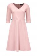 Designer-Jerseykleid rosé