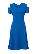 Designer-Jerseykleid royalblau