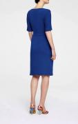 Designer-Jerseykleid royalblau