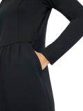 Designer-Jerseykleid schwarz