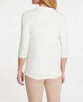 Designer-Jerseyshirt mit Schluppe offwhite