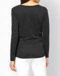 Designer-Jerseyshirt schwarz